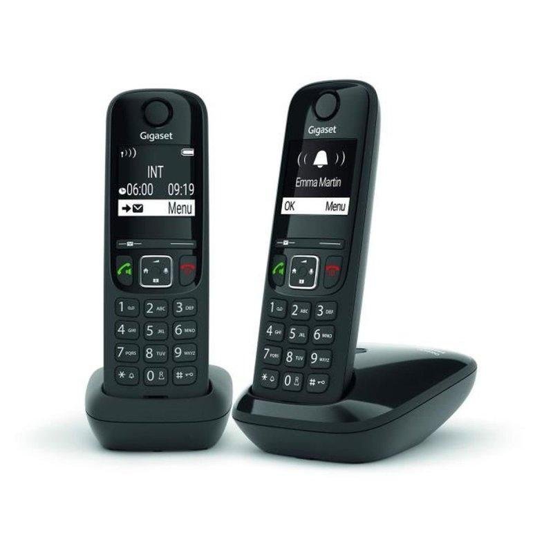 Detalle de Gigaset AS690 Duo: teléfono inalámbrico DECT con manos libres