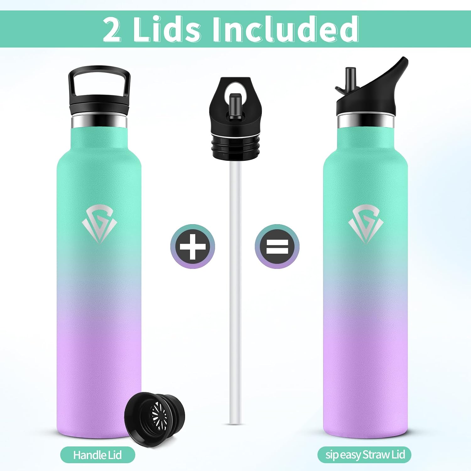 Detalle 2 de JAPORIA Gourde Inox 1L pour extérieur