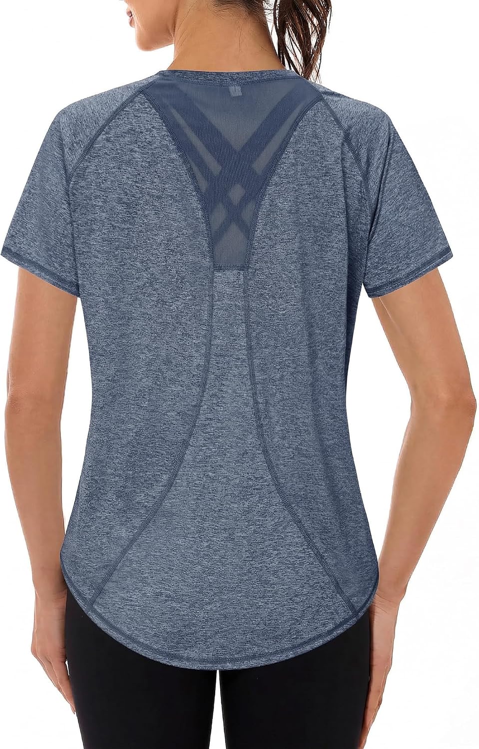 Thumbnail 6 de Gyabnw UV-Schutz Funktionsshirt Damen – Atmungsaktives Kurzarm-Shirt für Laufen, Wandern und Yoga