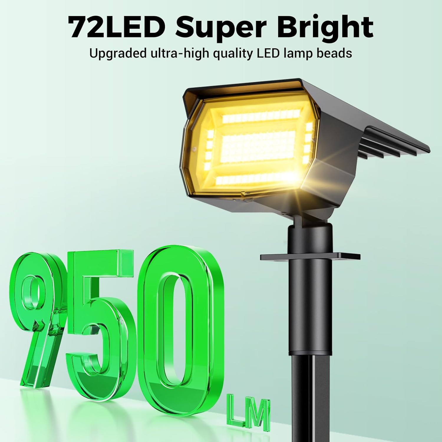 Detalle 2 de 72 LED solar landscape lights IP67 pack of 5