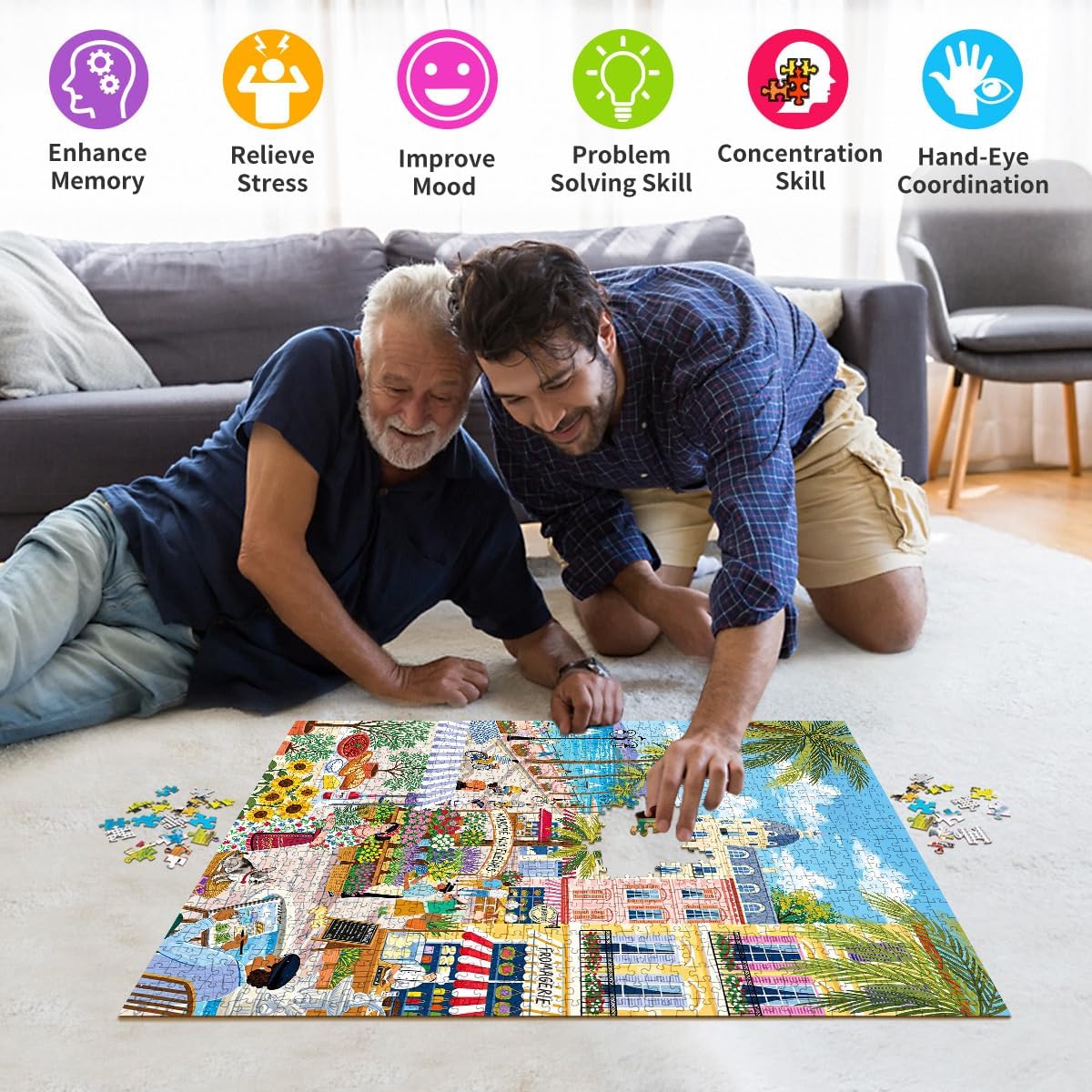 Detalle 2 de Jigsaw Puzzle, 1,000 Pieces