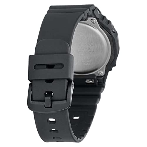 Detalle de Casio GMA-S2100-1AER: reloj cuarzo unisex con dial analógico-digital y caja negra de 46 mm