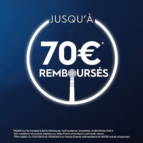 Thumbnail 5 de Oral-B Brossettes de Rechange Cross Action (lot de 8, Blanches) — compatibles avec les brosses électriques Oral-B