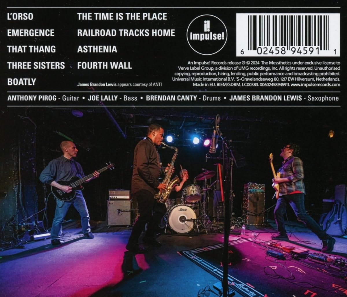 Detalle 2 de The Messthetics and James Brandon Lewis Audio CD, Experimental Jazz-Punk Collaboration