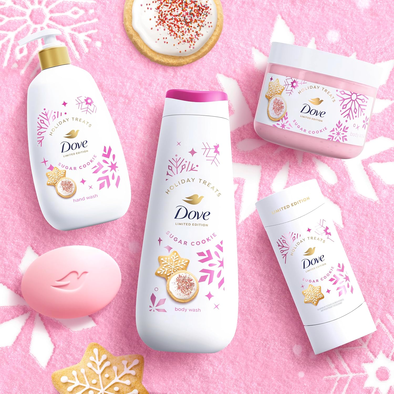 Thumbnail 6 de Dove Holiday Treats Sugar Cookie Sprinkle Body Wash, 20 fl oz