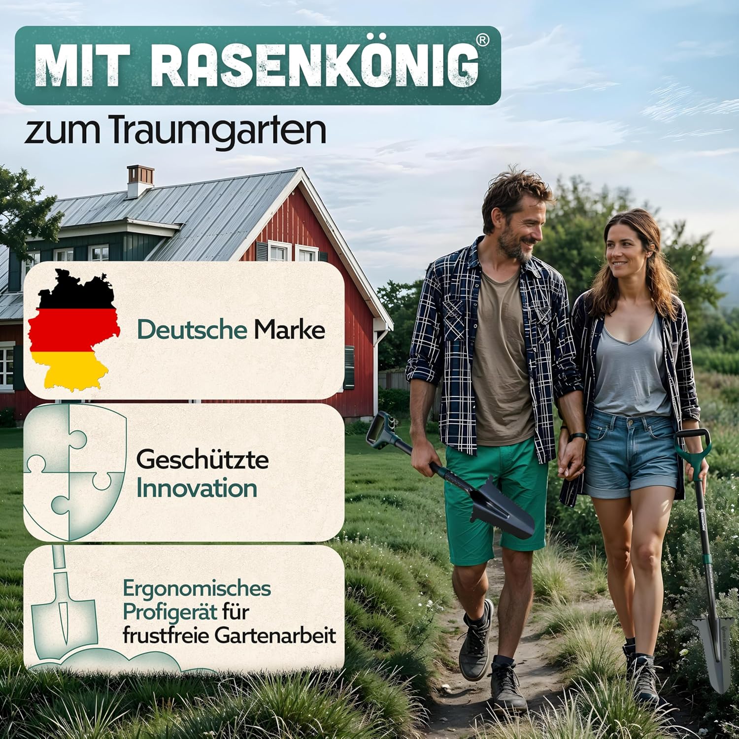 Thumbnail 6 de RASENKÖNIG Spaten Wurzelsäge Pro mit 20 Zähnen