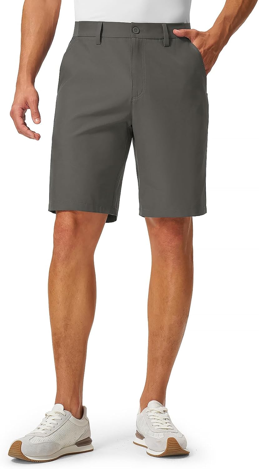 Detalle 2 de TBMPOY Men's Golf Shorts, 9-Inch