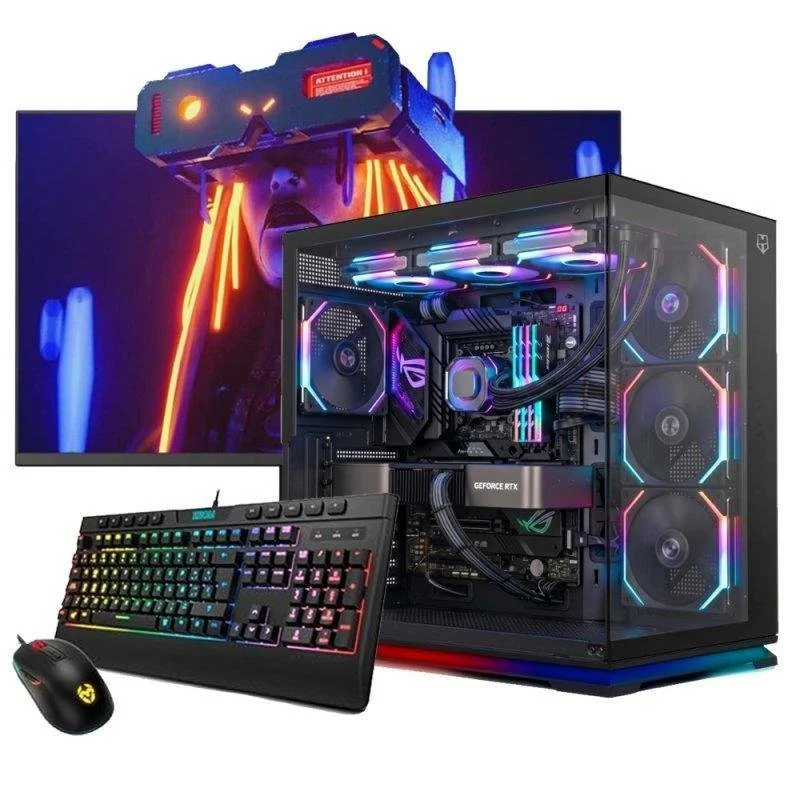 Detalle de NeoPC Ryzen 5 5655G: PC de sobremesa con 16 GB, 480 GB SSD y monitor 27" IPS