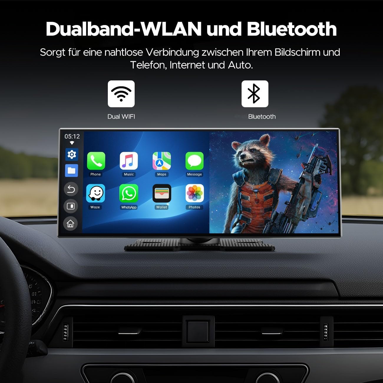 Thumbnail 6 de Volam 10.25 Pulgadas CarPlay Inalámbrica