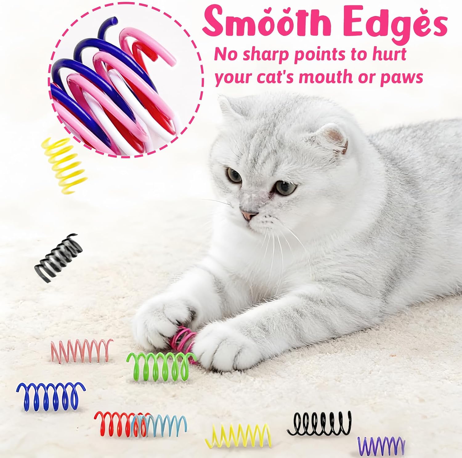 Detalle 1 de Cat spring toys, 60-pack