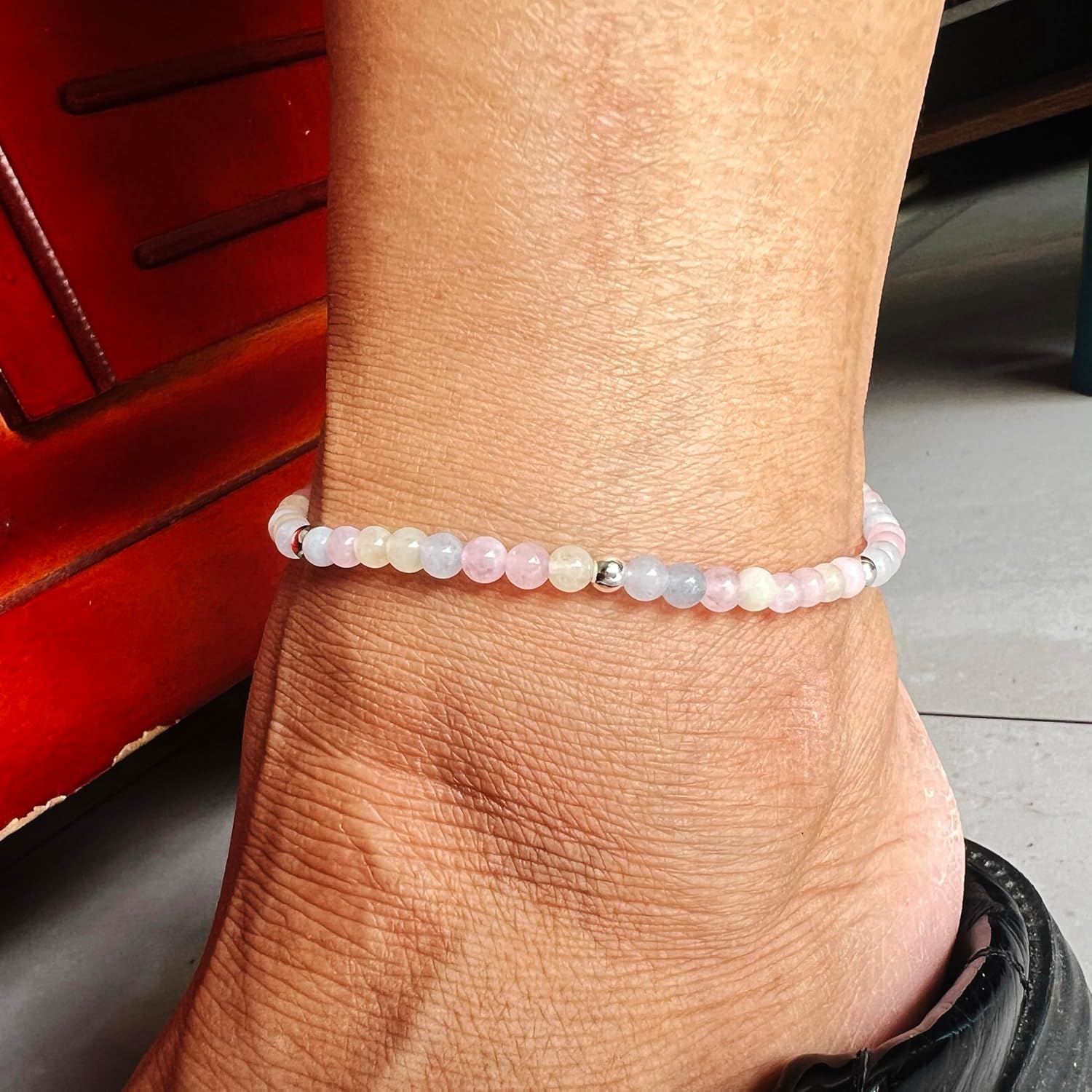 Thumbnail 5 de Apocalyptic-K 4mm Adjustable Sterling Silver Anklet