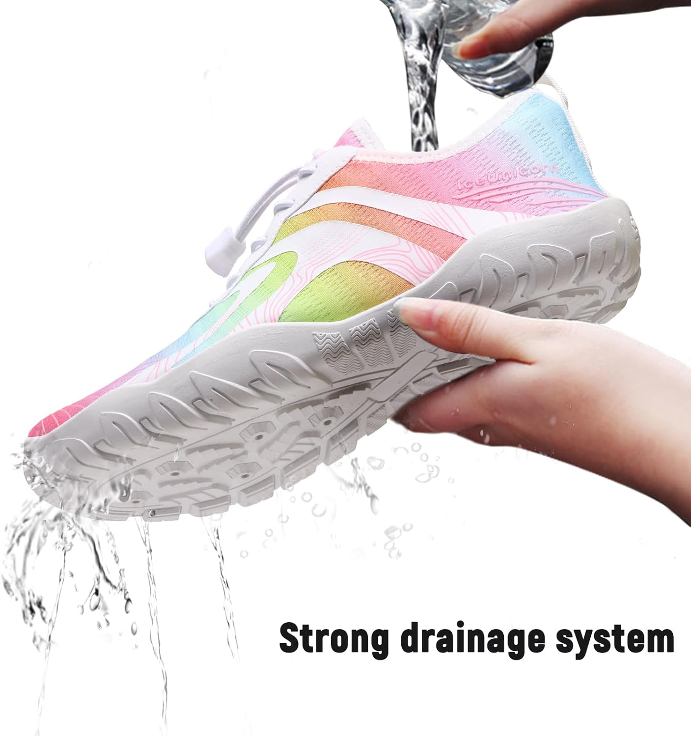 Thumbnail 4 de IceUnicorn Strandschuhe & Aquaschuhe mit schnelltrocknendem Mesh-Futter – Badeschuhe für Damen und Herren