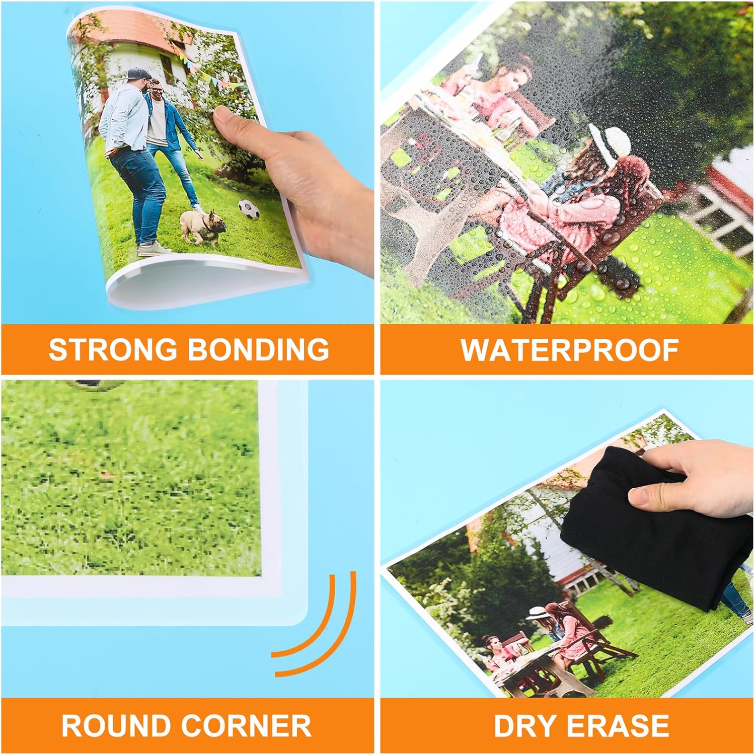 Thumbnail 2 de CAREgy Thermal Laminating Pouches, 300 Pack, 3 Mil, 9 x 11.5 Inches — Clear, For 8.5 x 11 Documents