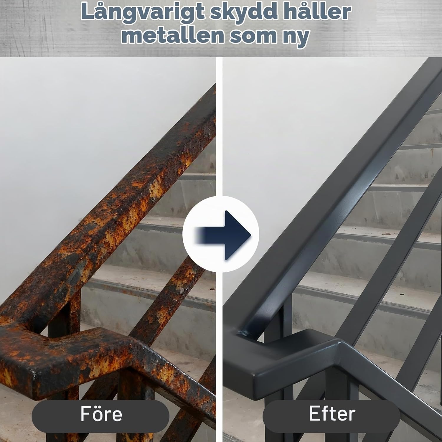 Detalle 2 de SZ-KARIDGE jsq 2-i-1 rostomvandlare och metallgrundfärg, 1 kg, grå