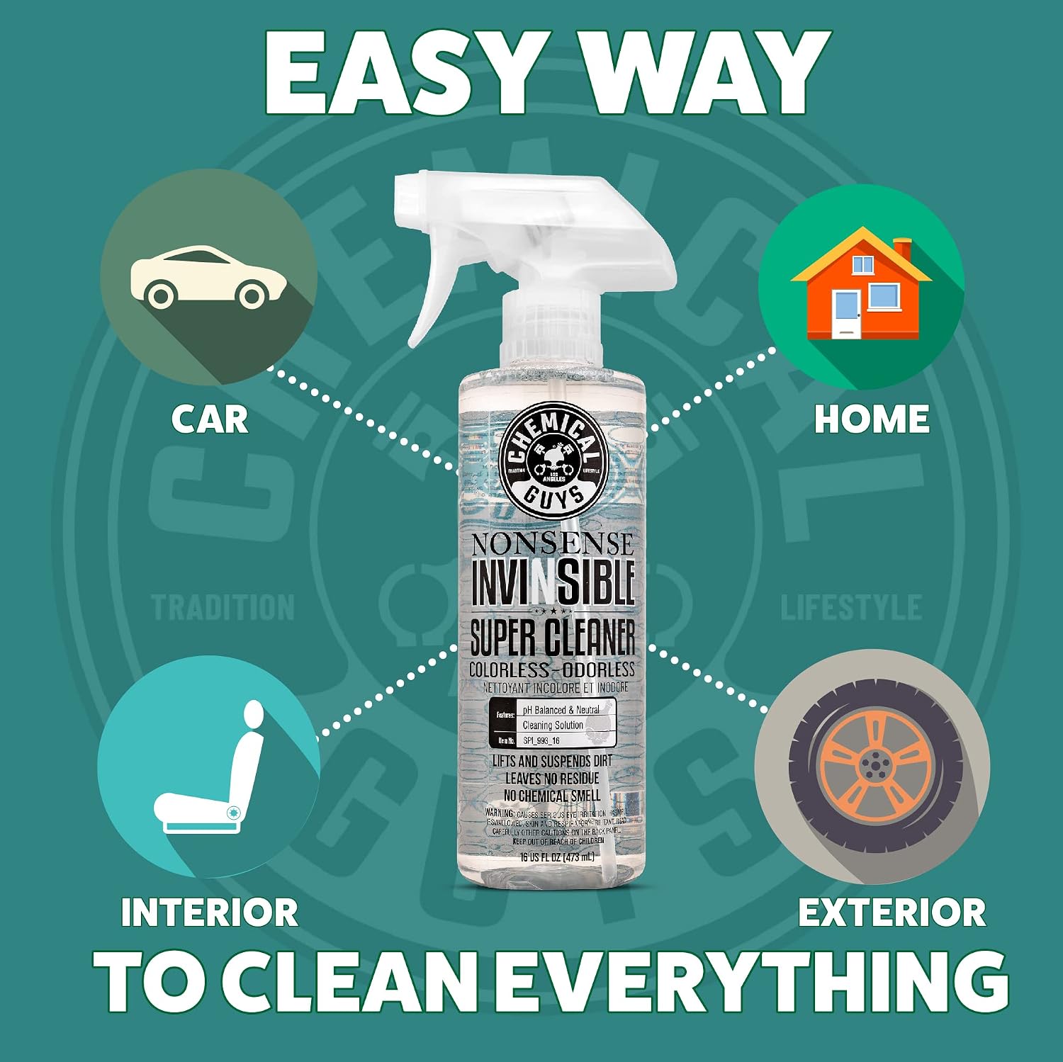 Thumbnail 6 de Chemical Guys SPI_993_16FESW Nonsense All-Purpose Cleaner, 473 ml