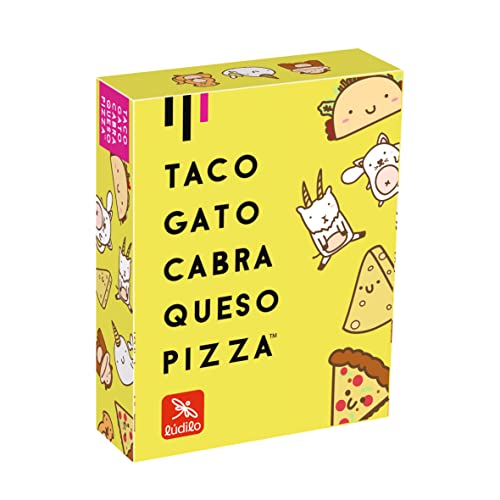 Detalle de Ludilo Taco Gato Cabra Queso Pizza: juego de cartas para 3–8 jugadores