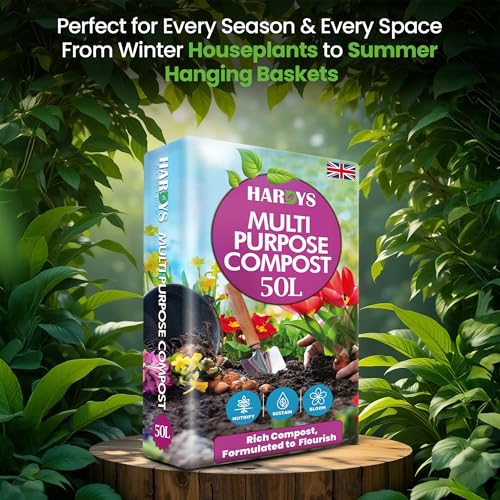 Detalle de Hardys 100L Multi Purpose Compost – Potting & Seed Compost for Outdoor Plants