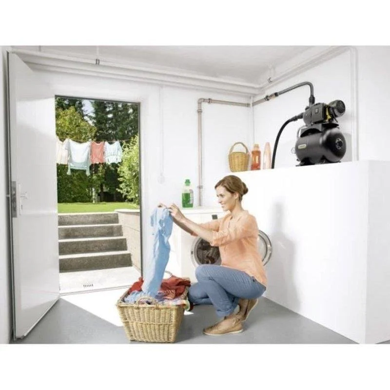 Detalle de Bomba de superficie Karcher BP 3.200 Home 600W: suministro automático para agua recuperada en hogares y jardines