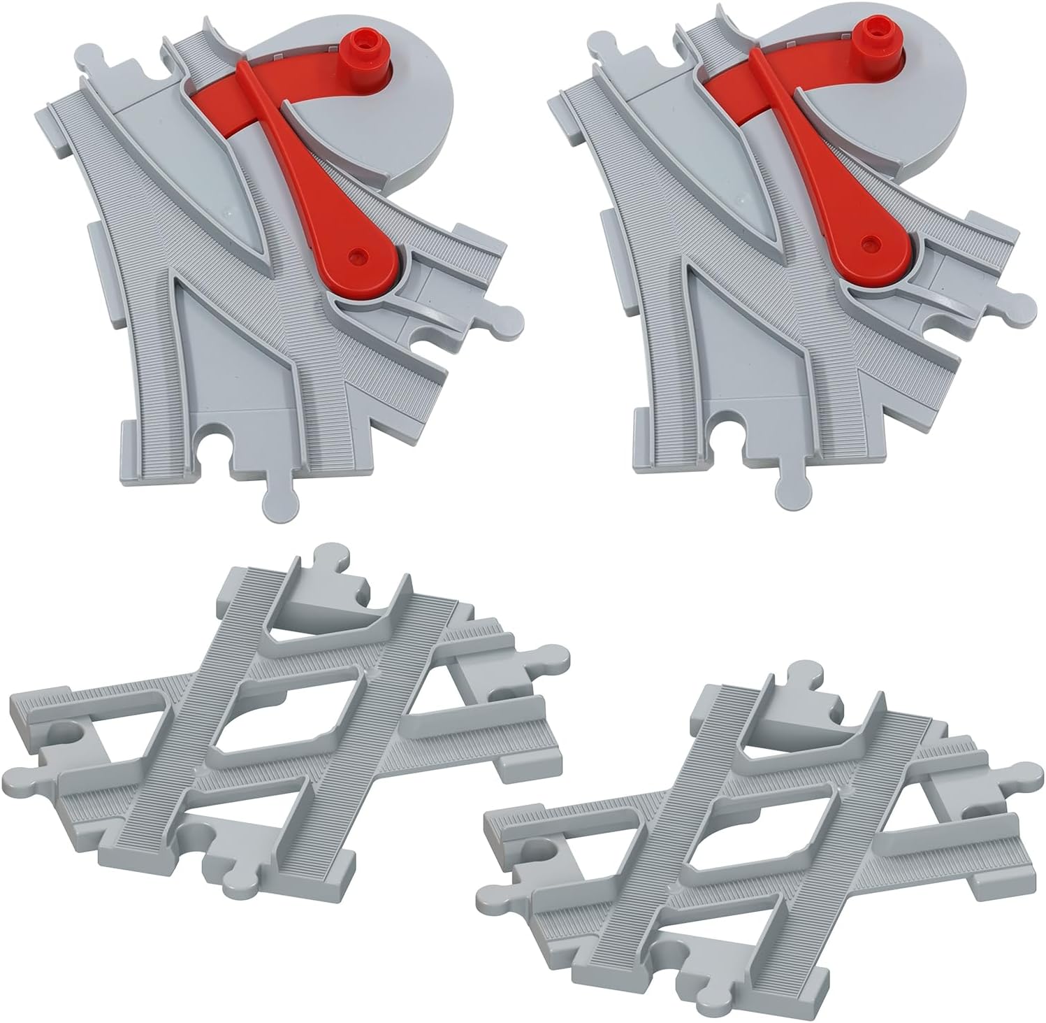 Thumbnail 6 de Cabeeskii Bausteine Schienen Set 32 Teile 🚂