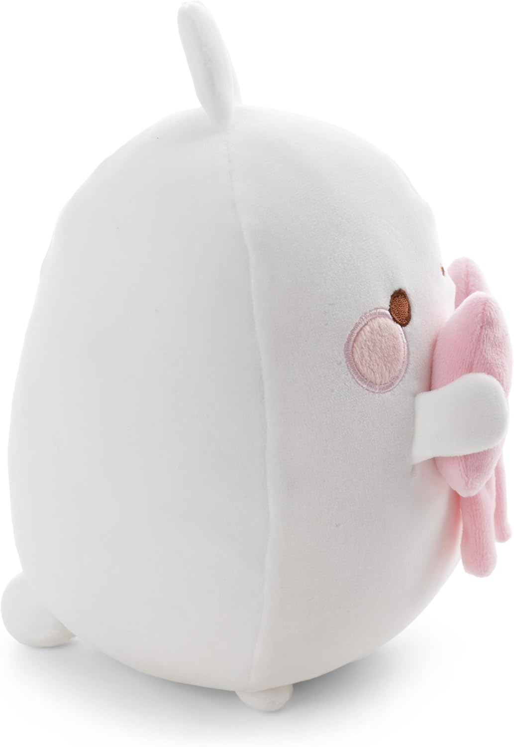 Detalle de NICI Molang 62786 – biała przytulanka 48 cm z kokardką