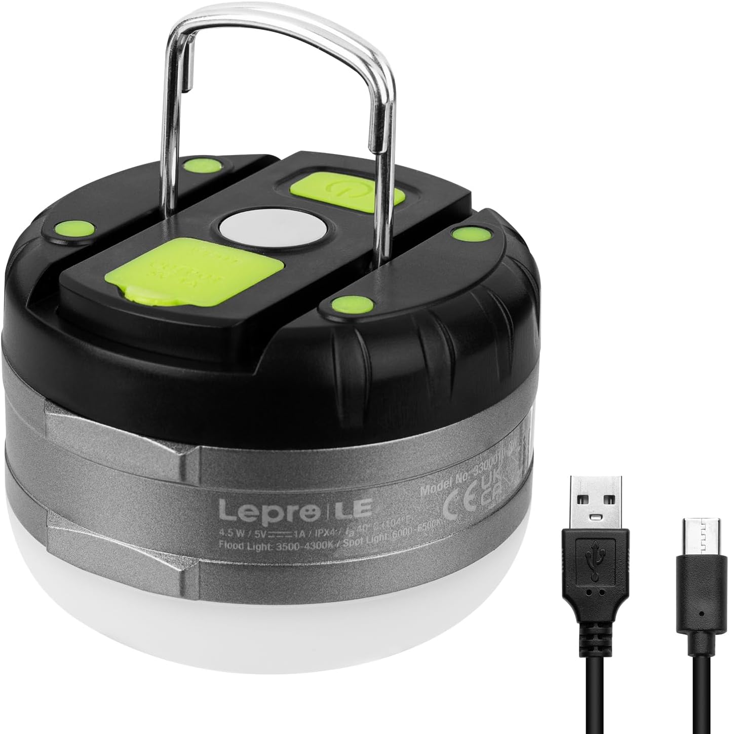 Detalle de LE Rechargeable Camping Light 410 lm