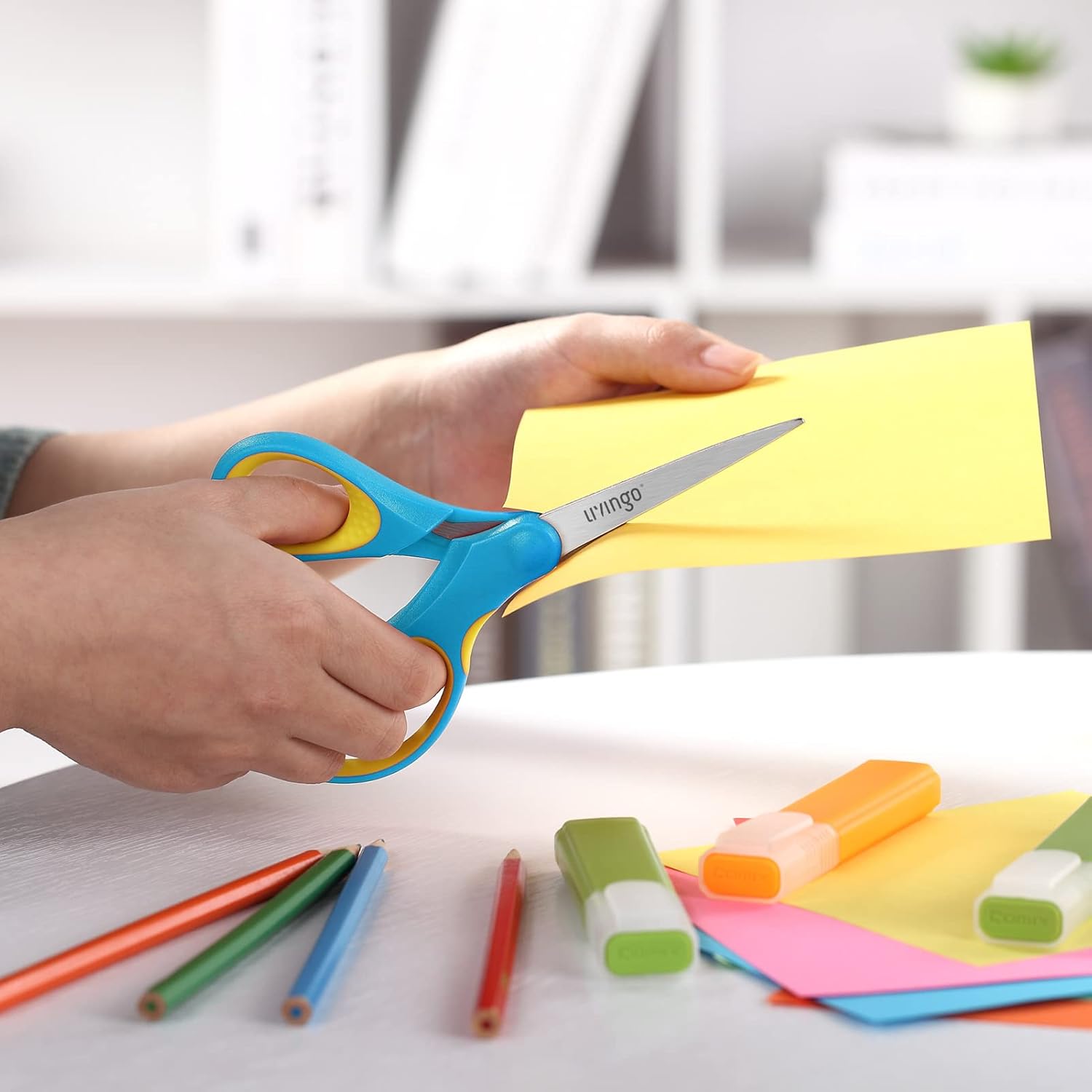 Thumbnail 4 de LIVINGO 5" Kids School Scissors 3 Pack