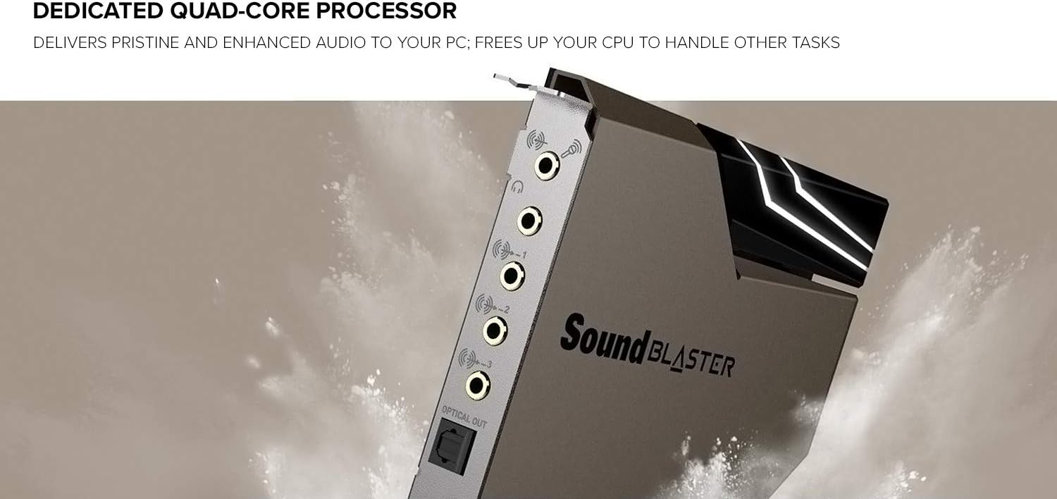 Detalle 2 de Creative Sound Blaster AE-7 SB1800 – karta dźwiękowa PCIe x4, surround 7.1