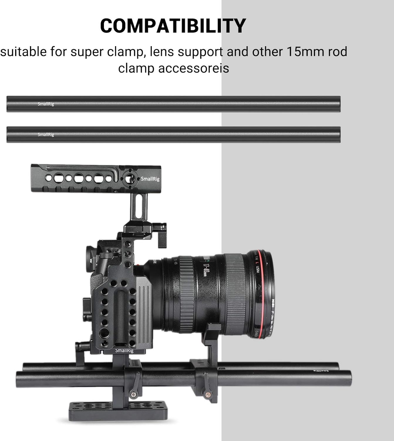 Thumbnail 2 de SMALLRIG 15mm Rod 30 cm tige