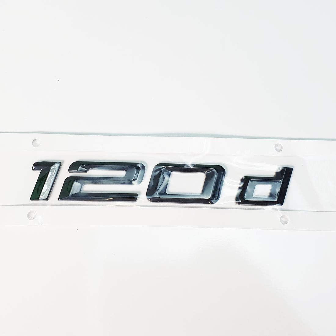 Detalle de MCK Auto 120d Black Glossy Rear Boot Logo Back Badge Emblem for 1 Series F20/F21/F40 E81/E82/E87/E88