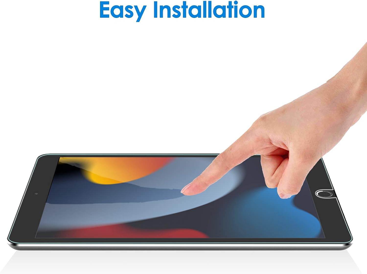 Detalle de JETech tempered glass screen protector for iPad 10.2-inch (9th/8th/7th gen, 2021/2020/2019) – 2-pack