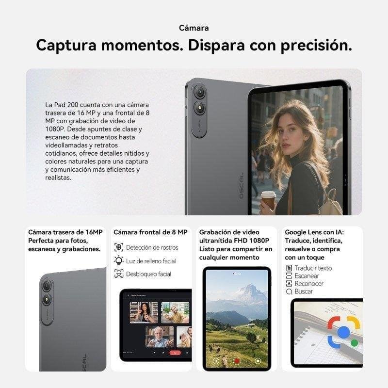 Thumbnail 2 de OSCAL Pad 200 4G LTE 13,4 pulgadas con teclado y stylus