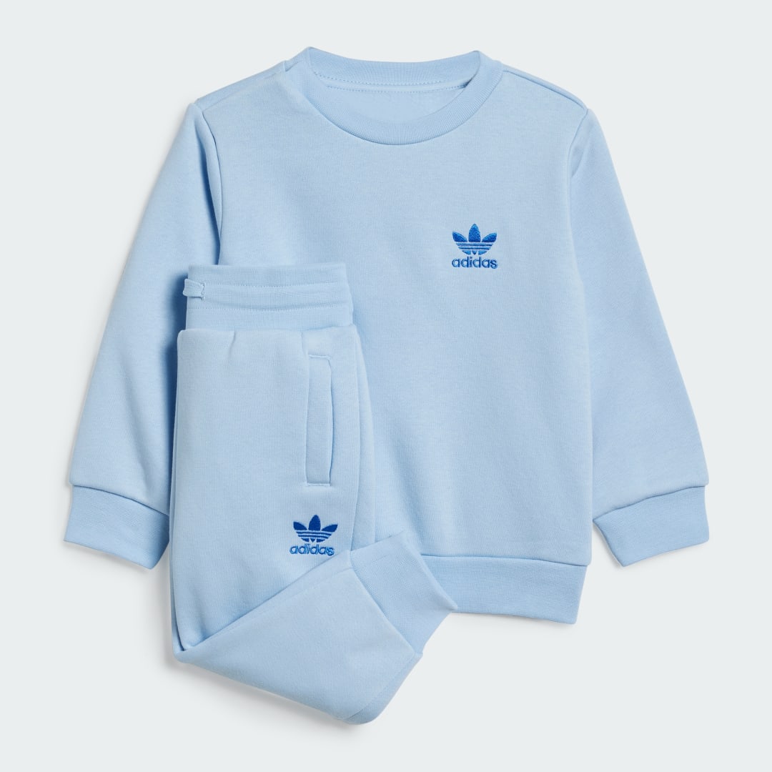Detalle de Conjunto de cuello redondo Adicolor azul de Adidas