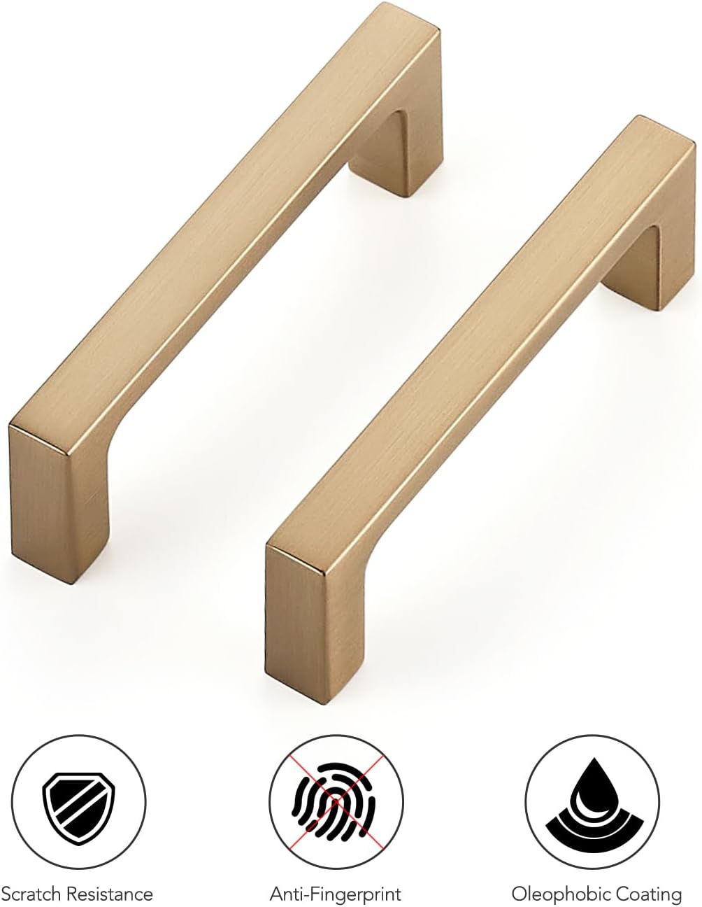 Thumbnail 5 de Ravinte J100XFX76XBT30 Cabinet Pulls, Champagne Bronze, 3-Inch, 30-Pack