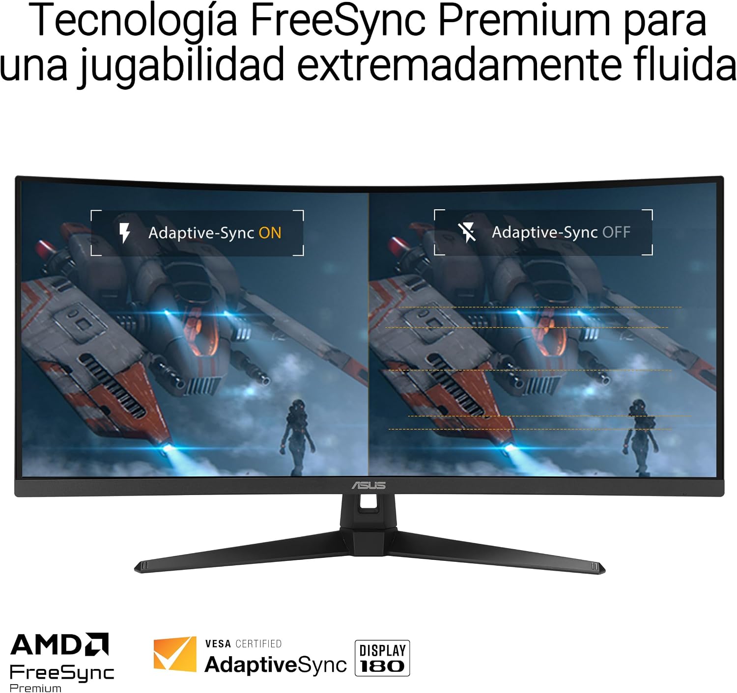 Thumbnail 4 de ASUS TUF VG34VQ3B monitor 34 pulgadas