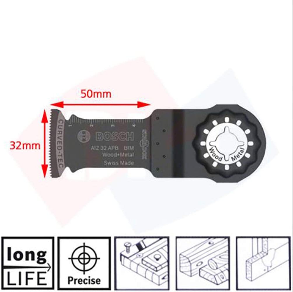 Thumbnail 4 de Bosch 5-piece Starlock tungsten carbide plunge-cutting & segment saw blades set