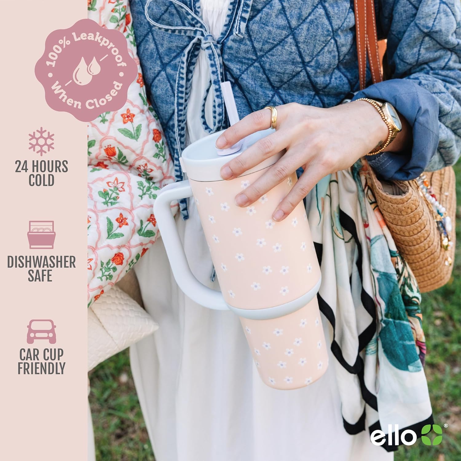 Thumbnail 4 de Ello Oasis 30 oz Tumbler insulated cup 🥤