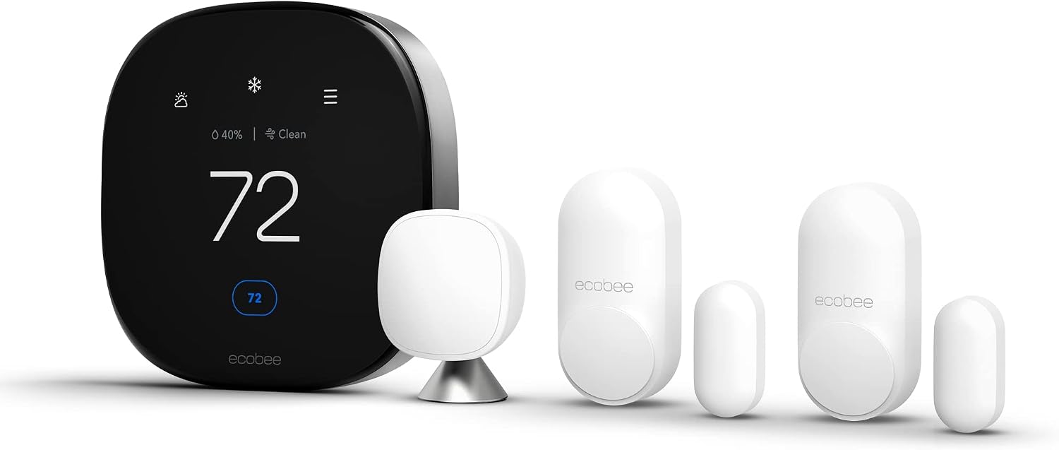 Detalle de ecobee Smart Thermostat Bundle with SmartSensor