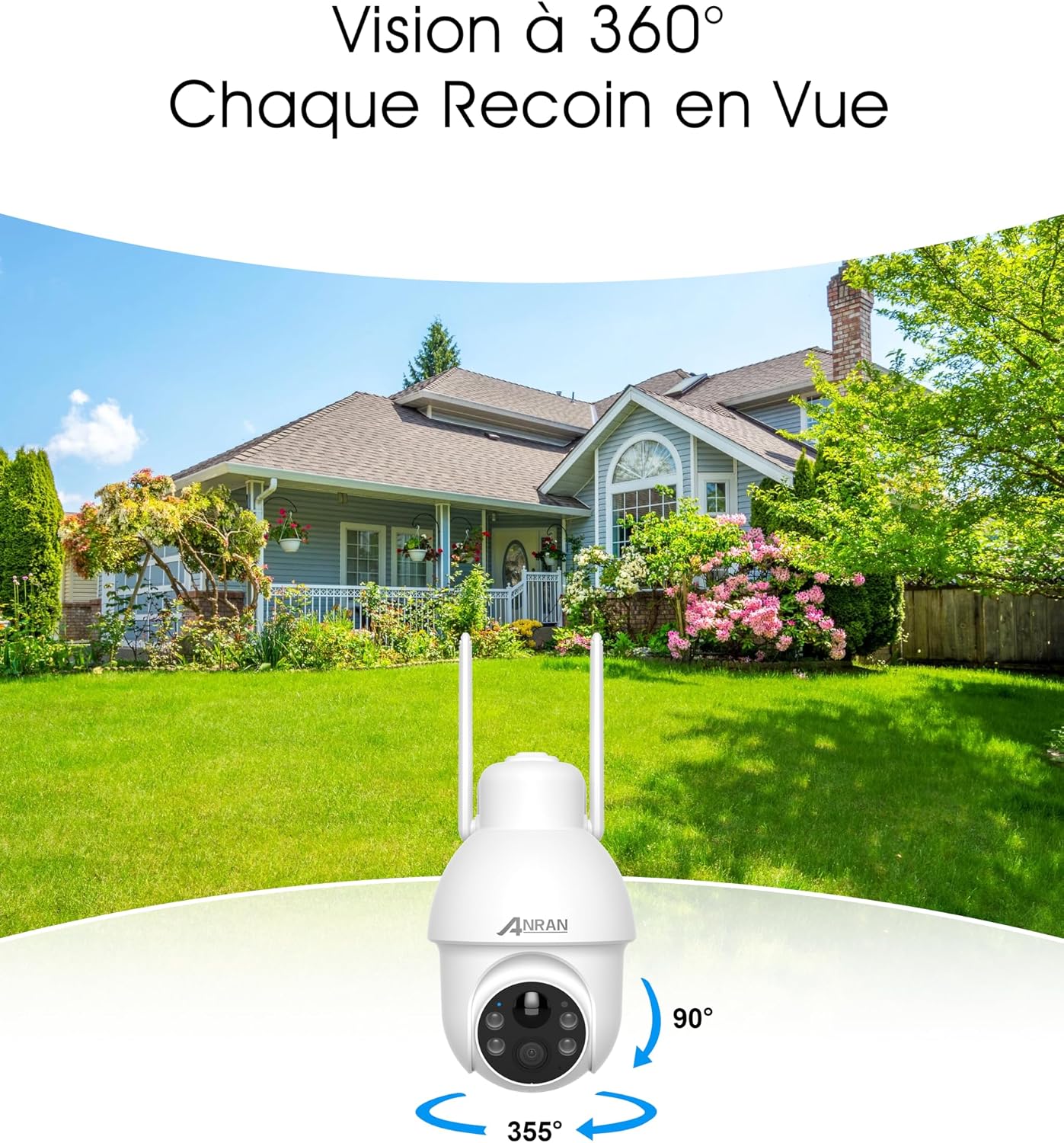 Detalle 2 de ANRAN Q03 Max caméra surveillance 5MP