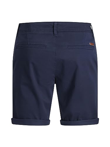 Thumbnail 3 de JACK & JONES Pantalones Cortos Chinos Ajustados para Hombre – Cintura Media, Corte Regular, Azul-2, Talla M