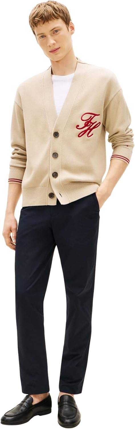 Detalle de Tommy Hilfiger Cool Touch Tech Denton Chino Mw0mw42525 – Pantaloni chino uomo
