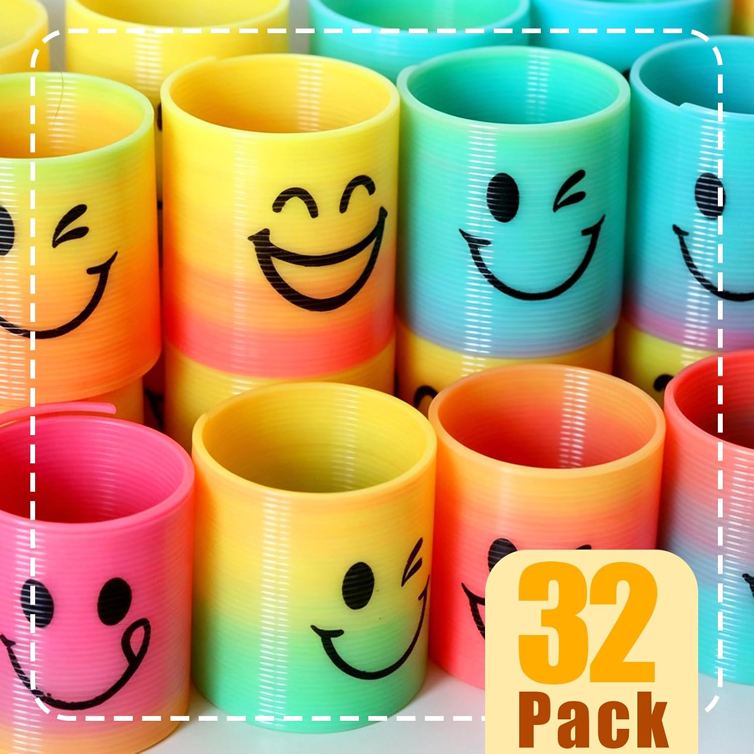 Thumbnail 4 de Cocurb 32 Pcs Mini Spring Party Favors for Kids (Ages 4–8) — Fun Fidget Springs for Birthdays, Classrooms, and Goodie Bags
