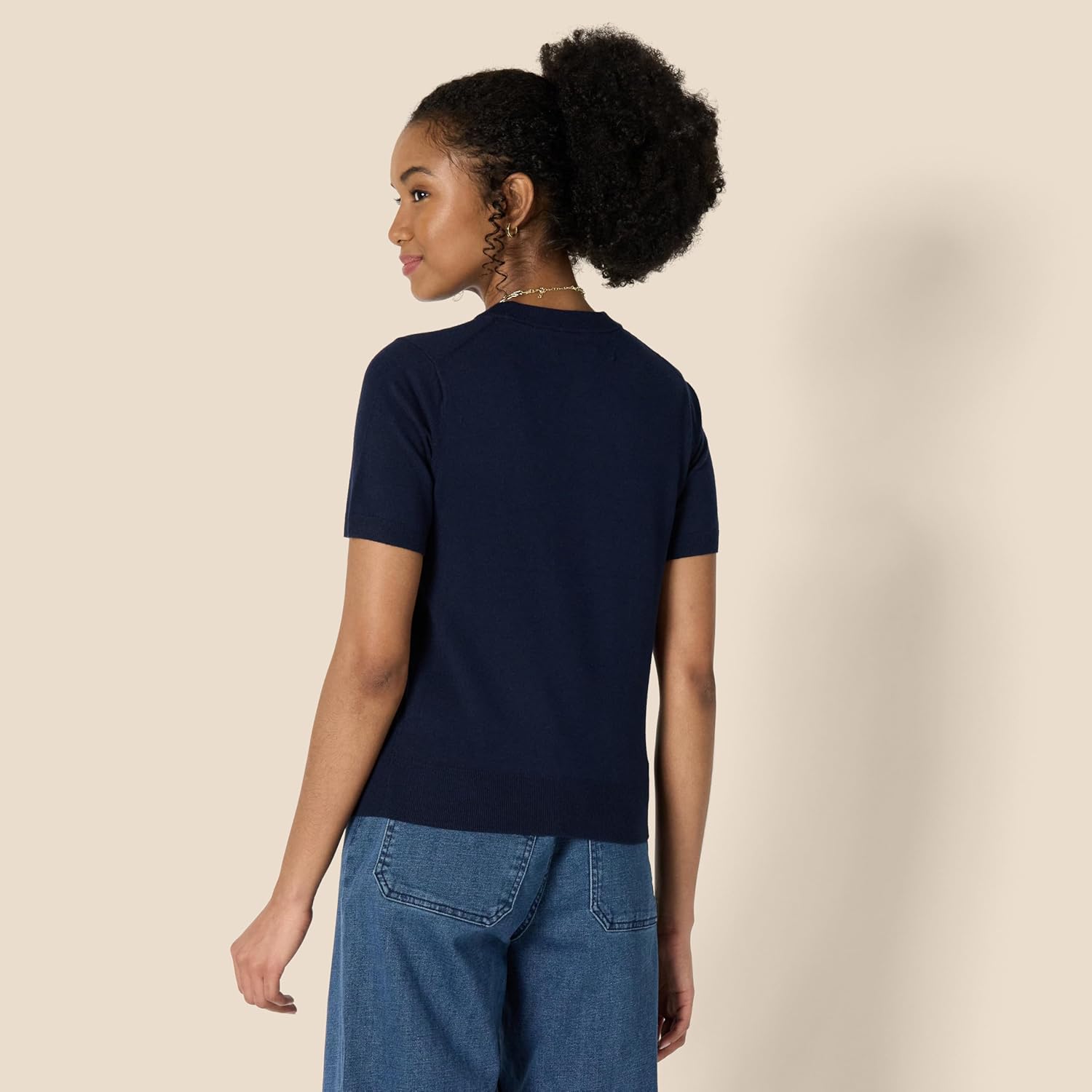 Thumbnail 1 de Amazon Essentials Damen-Pullover Regular-Fit mit Stehkragen und Flügelärmeln