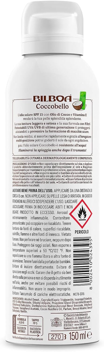Detalle 2 de Bilboa Coccobello Olio Solare SPF 15
