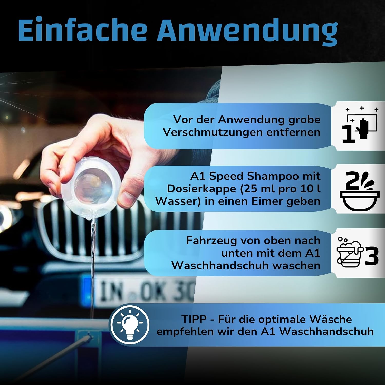Detalle de Dr. Wack A1 Speed Shampoo 500 ml