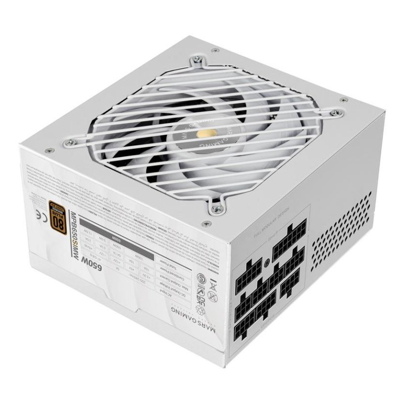 Detalle 2 de Mars Gaming MPB650SIM 650W 80 Plus Bronze Modular: fuente de alimentación para gaming de alto rendimiento