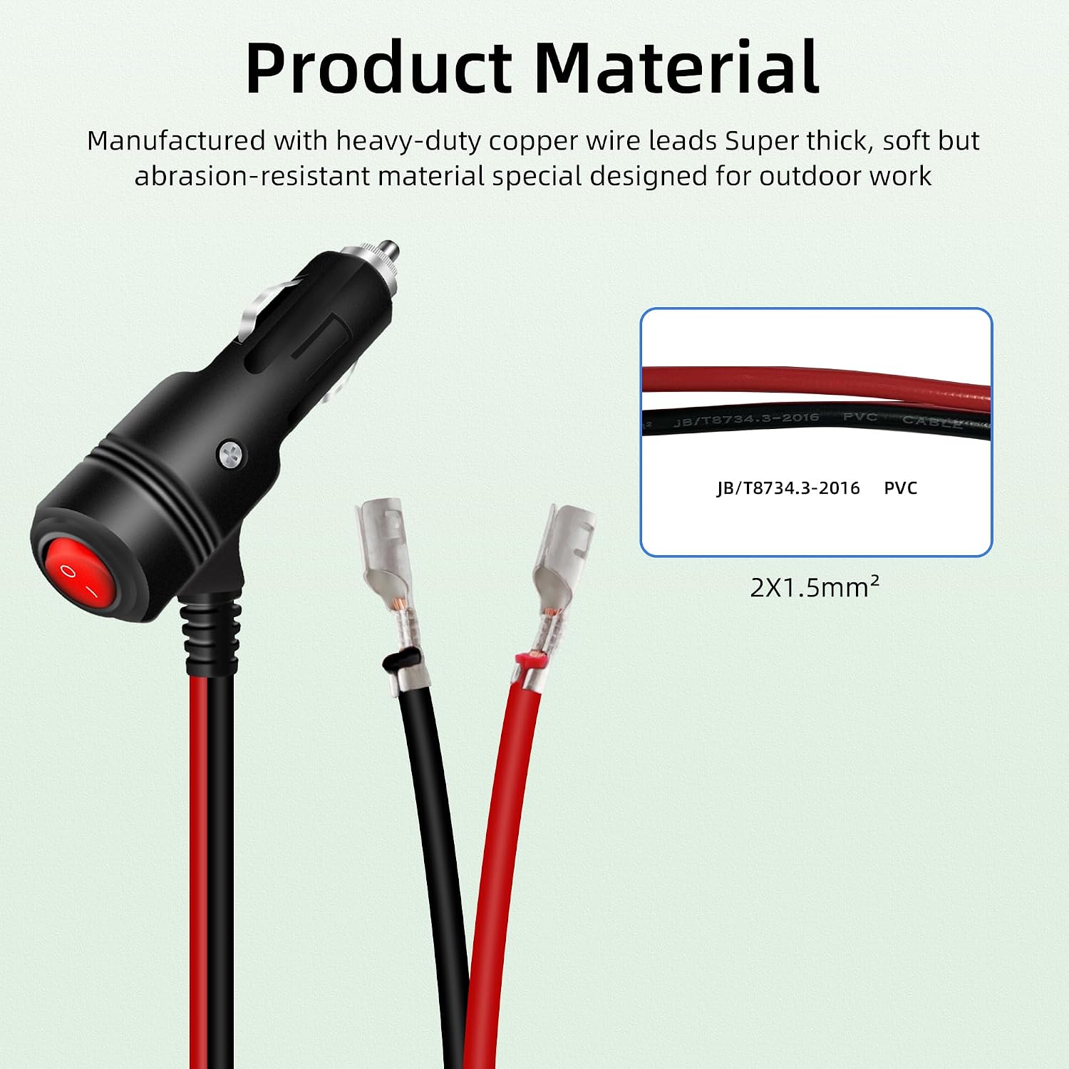 Thumbnail 3 de RIIEYOCA 2PCS 12V 24V car lighter adapter