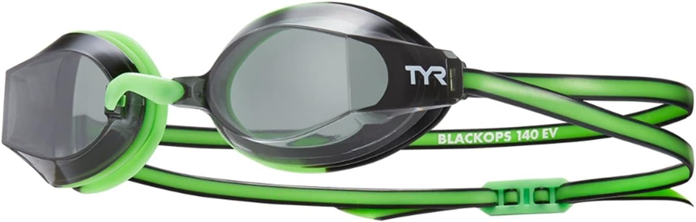 Detalle de TYR racing goggles, Blackops 140