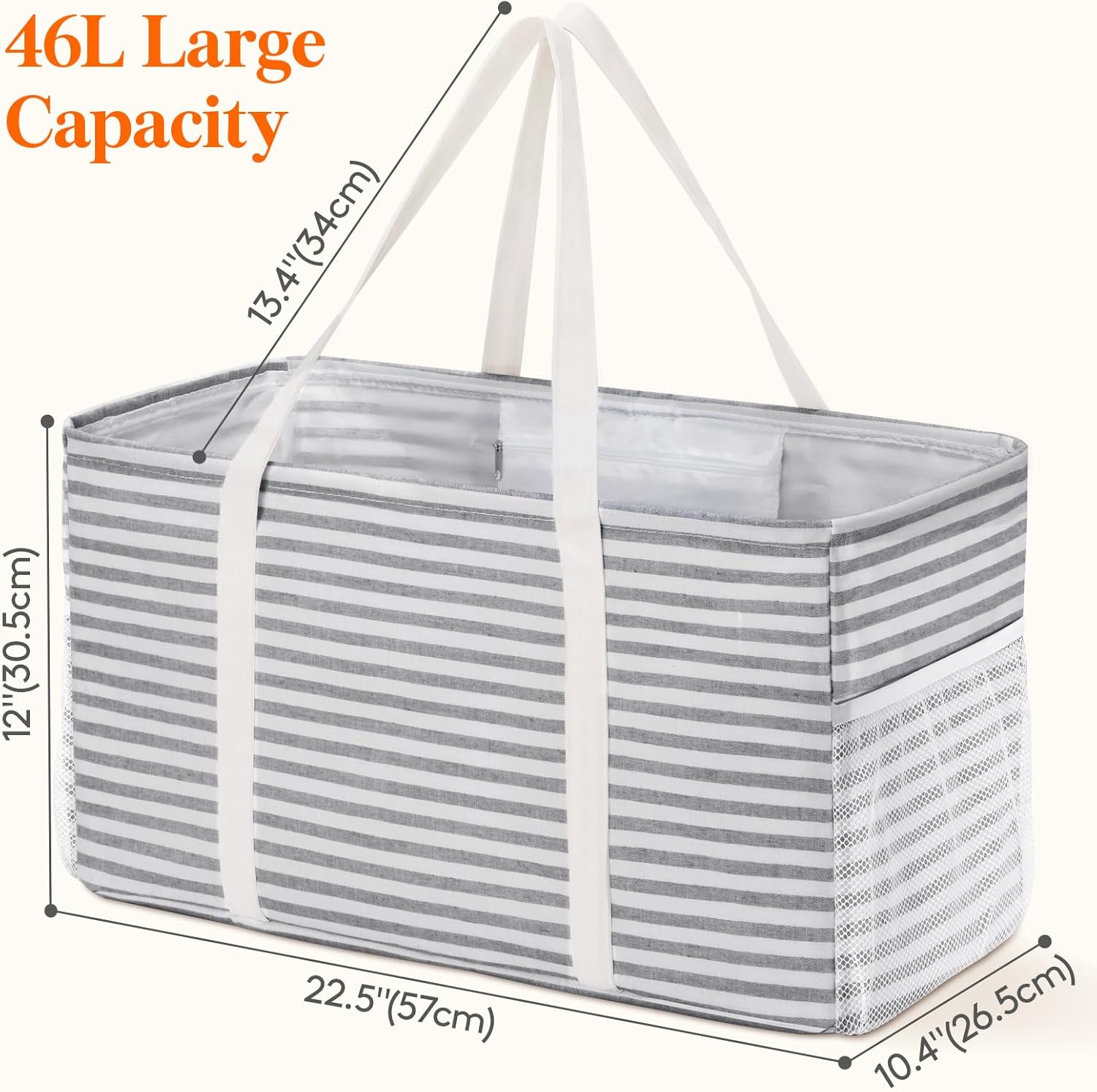 Detalle 2 de Lifewit Extra Large Tote Bag: Reusable Grocery Tote