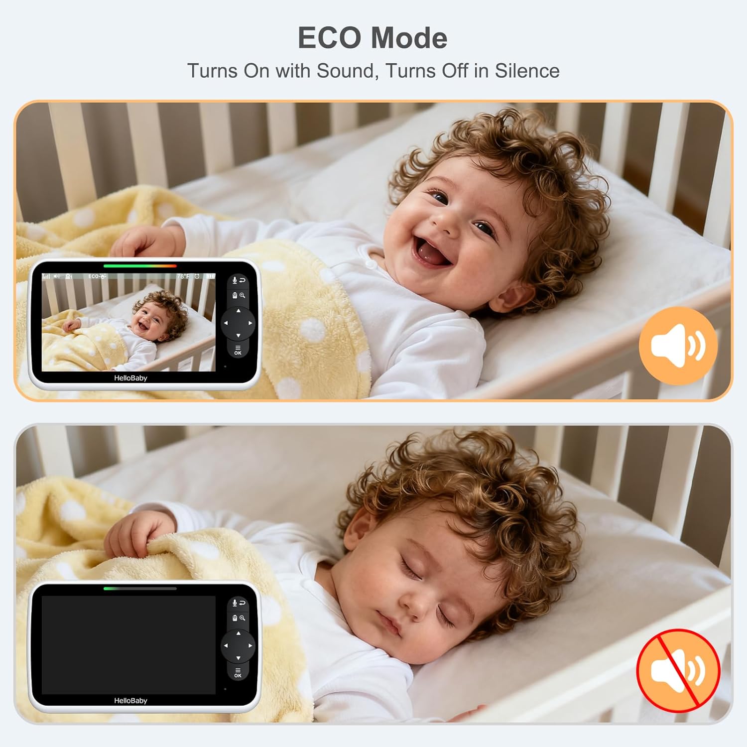 Thumbnail 3 de HelloBaby 6-Inch Video Baby Monitor