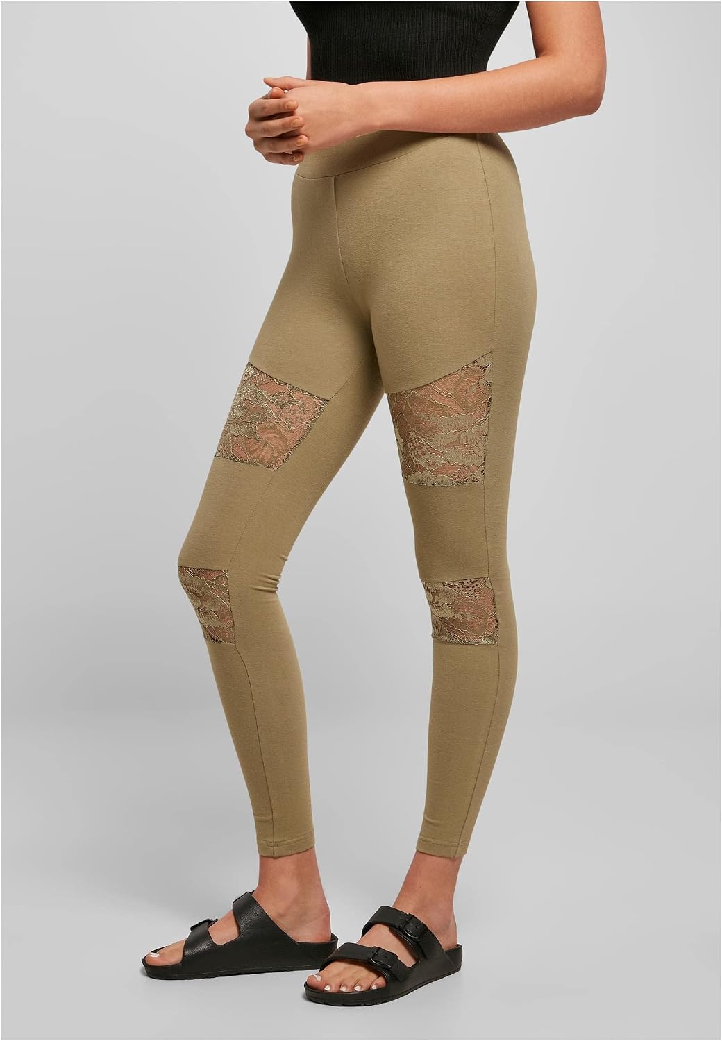 Thumbnail 6 de Urban Classics Damen Laces Inset Leggings